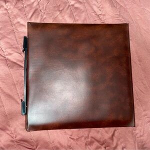 📌SOLD📌 No Brand | Vintage 400 Photo Brown Folding Case With Handle